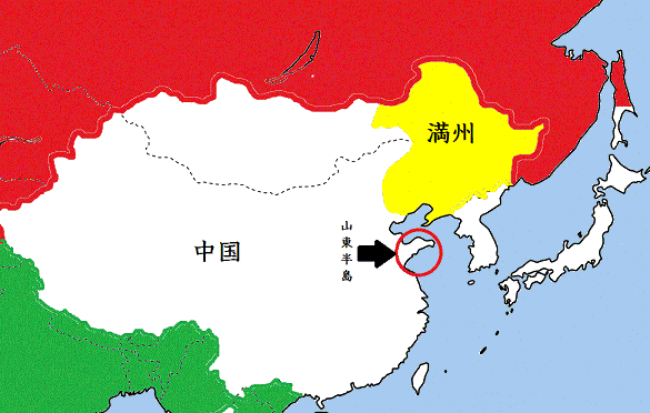 山東半島地図